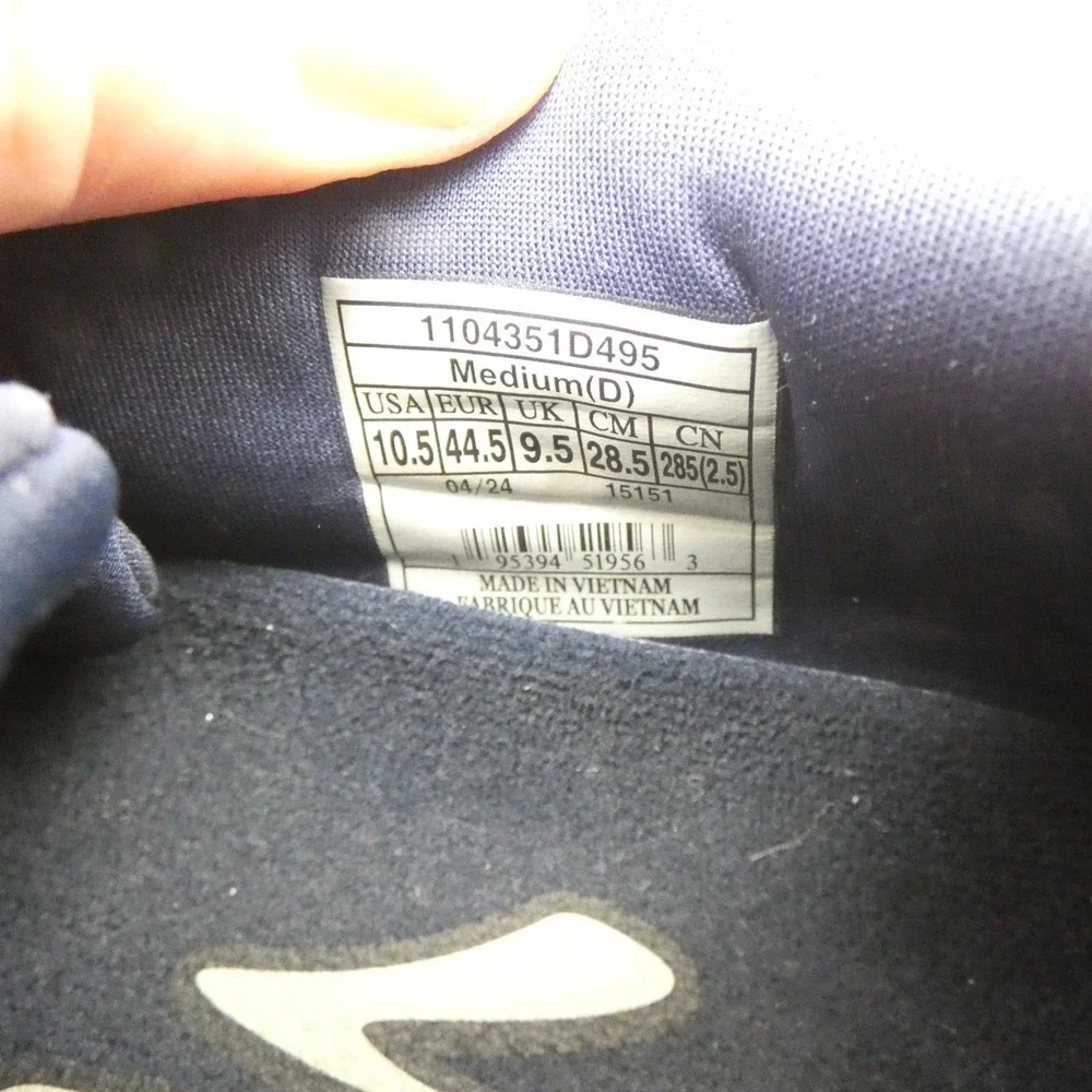 Brooks Revel 7 1104351D495 Mens 10.5 D Running Shoes Peacoat Blueprint Sneakers